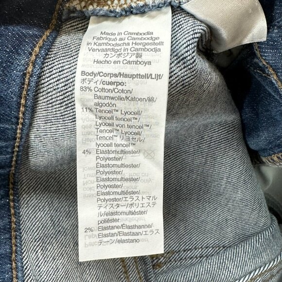 Madewell Jeans Womens 25P 9" Mid-Rise Skinny Medium Washed Stretch Denim Blue - Picture 8 of 11